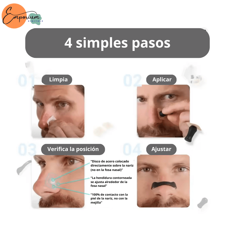 Tiras Nasales Magnética X2