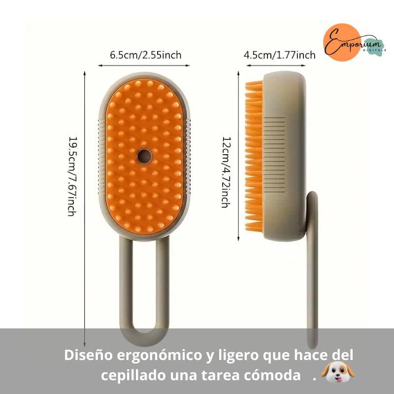 Cepillo 2 en 1 + Colgante Quita Pelos USB Recargable