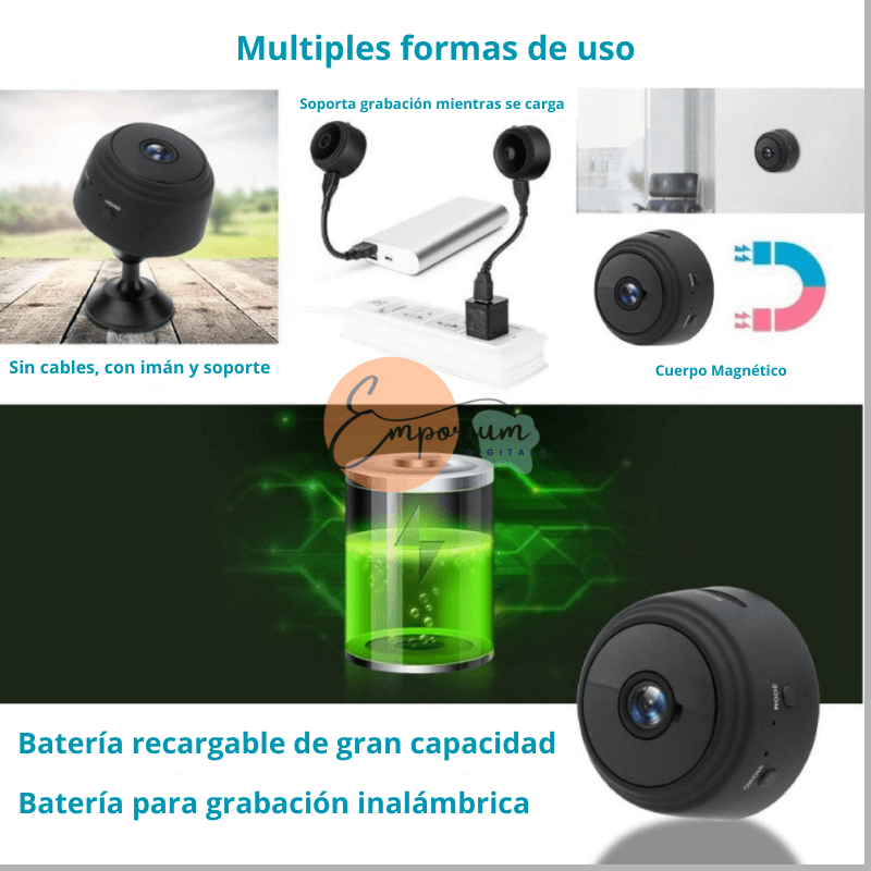 Mini Camara Espia De Seguridad