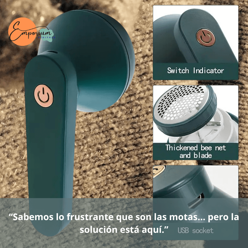 Quita Pelusas Eléctrico Portátil