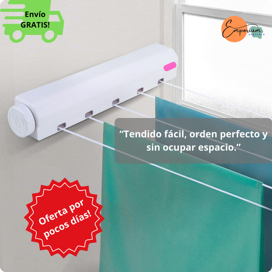 Tendedero Retráctil Interior Extensible