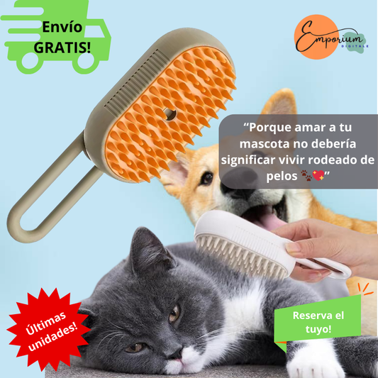 Cepillo 2 en 1 + Colgante Quita Pelos USB Recargable
