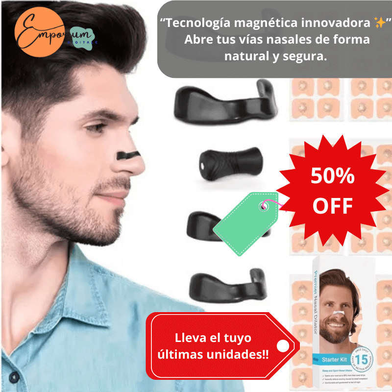 Tiras Nasales Magnética X2
